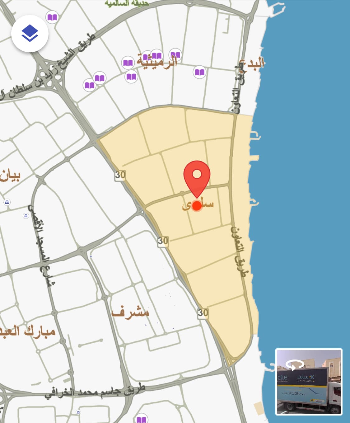 للإيجار شقة في سلوى قطعة 7