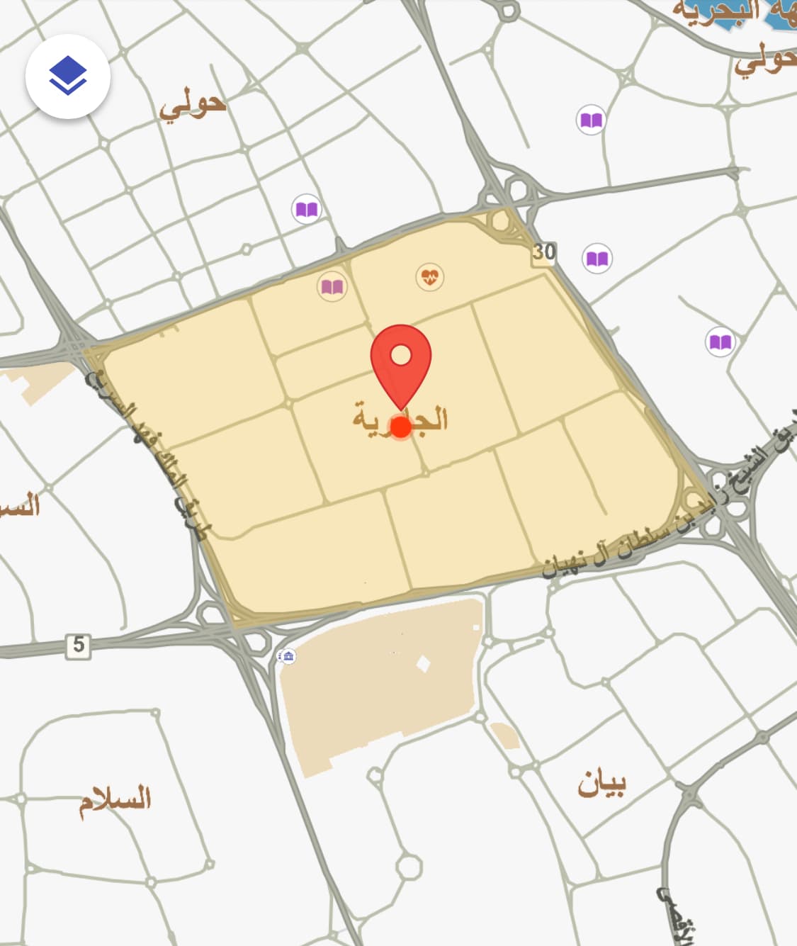 للإيجار شقة من فيلا في الجابرية