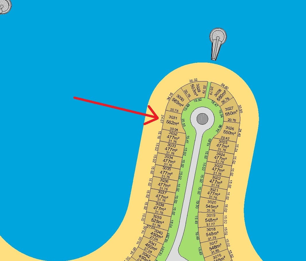 للبيع أرض فى صباح الاحمد البحريه المرحله الخامسة