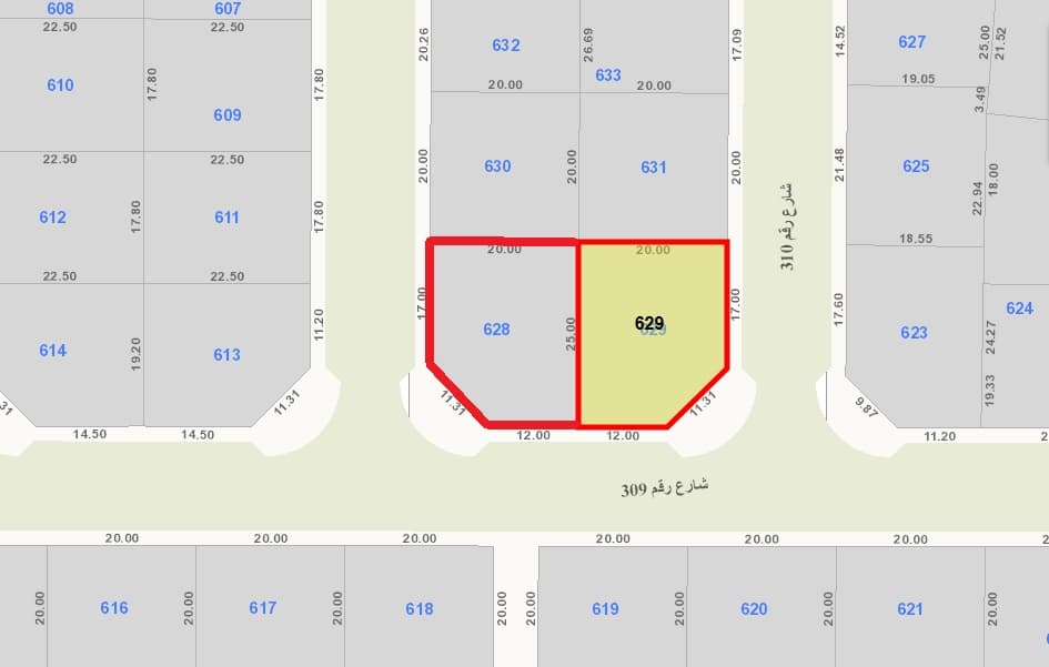 للبيع أرضين فى السلام قطعة 3