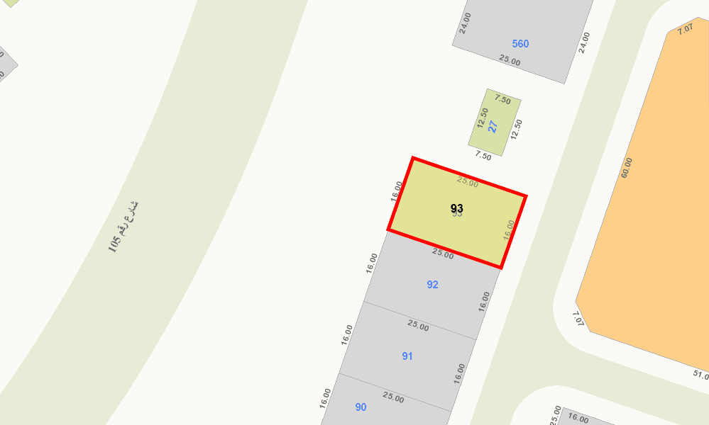 أرض للبيع فى الخيران السكنية بطن وظهر