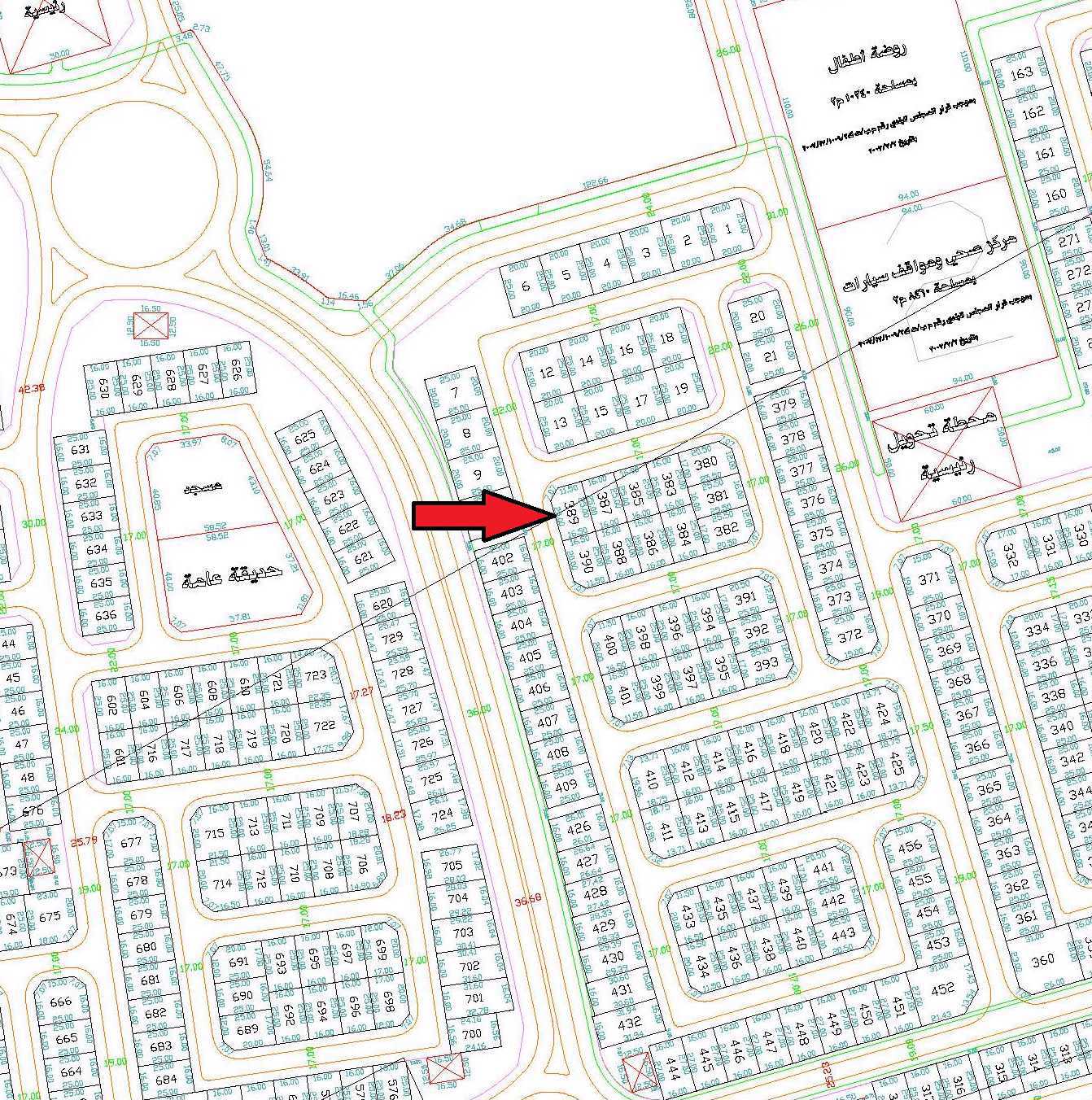 للبيع أرض زاوية فى المسايل قطعة 2