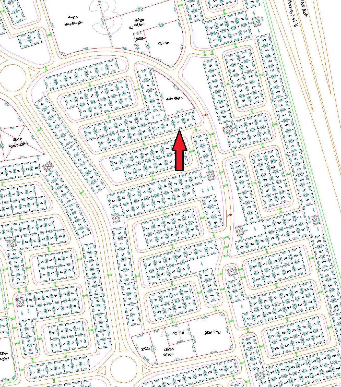 أرض للبيع فى ابوفطيره قطعة 4