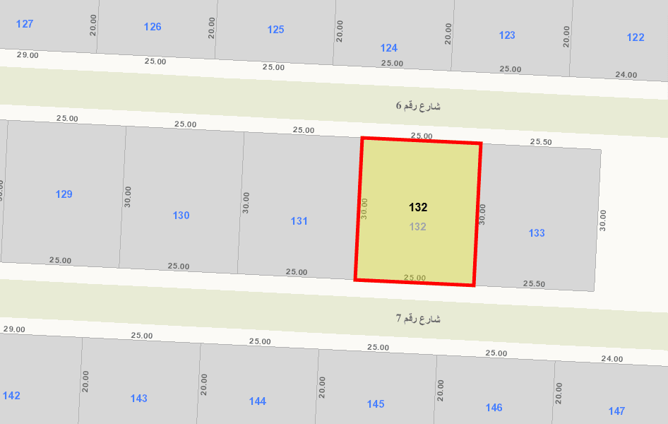أرضين للبيع فى الاندلس قرب الخدمات
