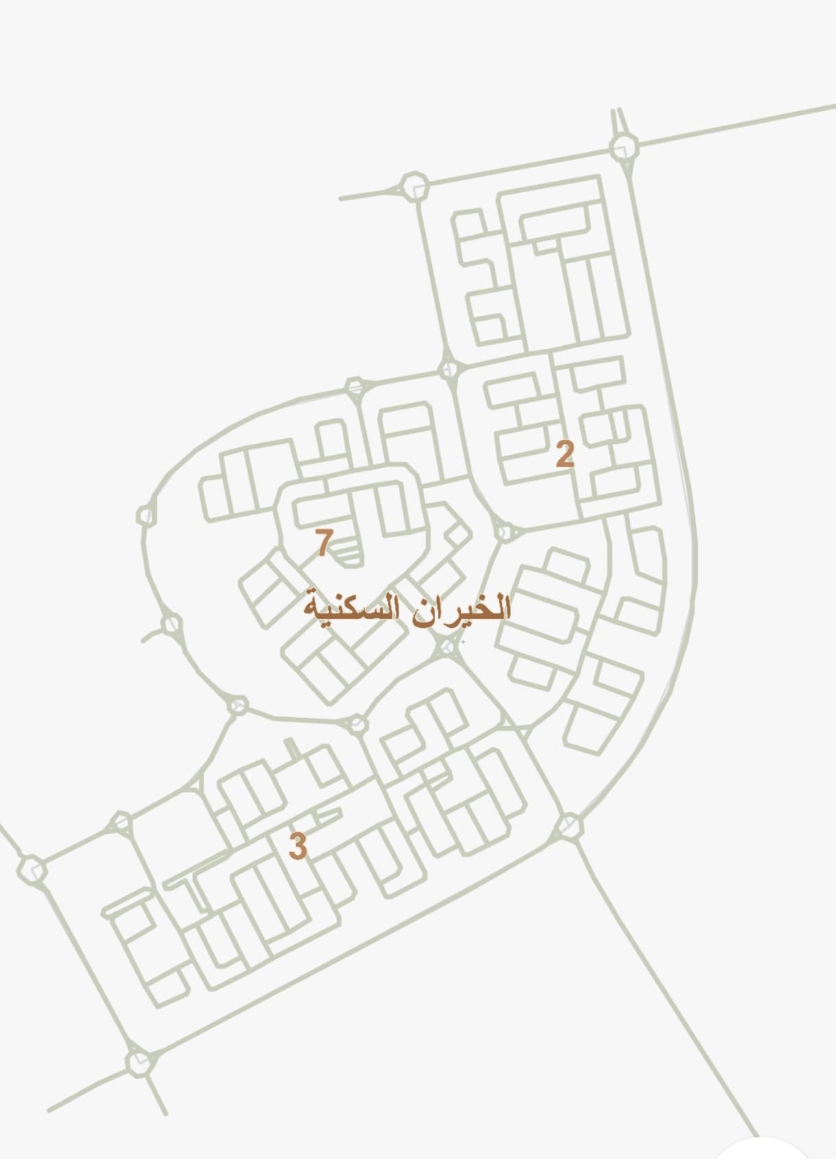 أرض للبيع فى الخيران السكنى