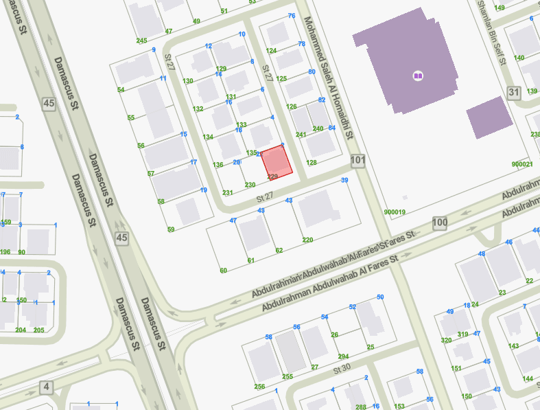 أرض زاوية للبيع فى النزهه