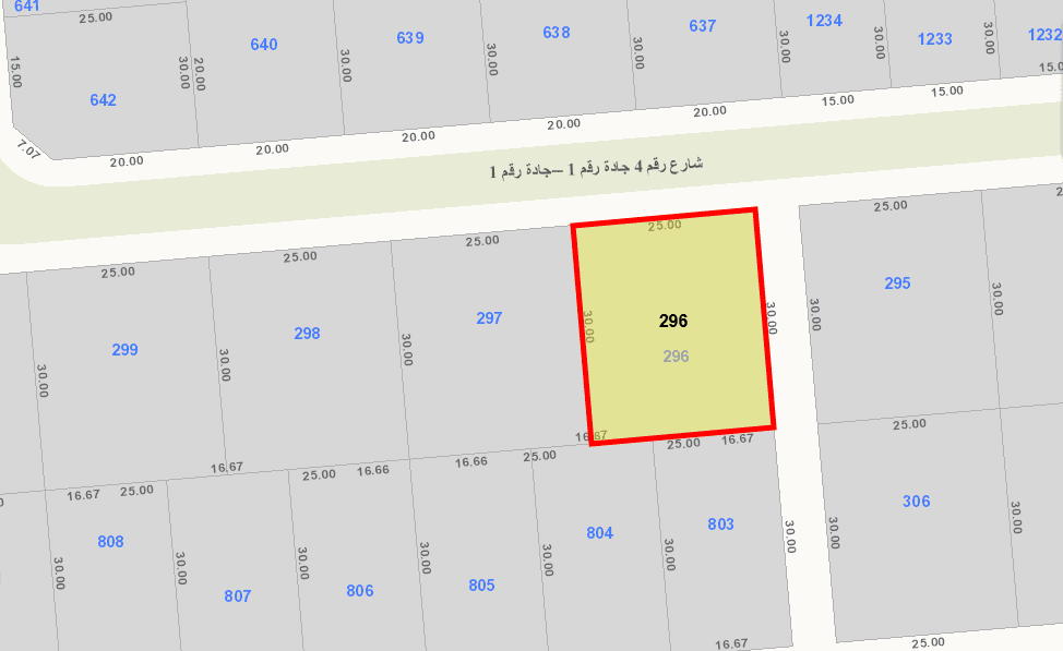 أرض للبيع فى قرطبه قطعة 2