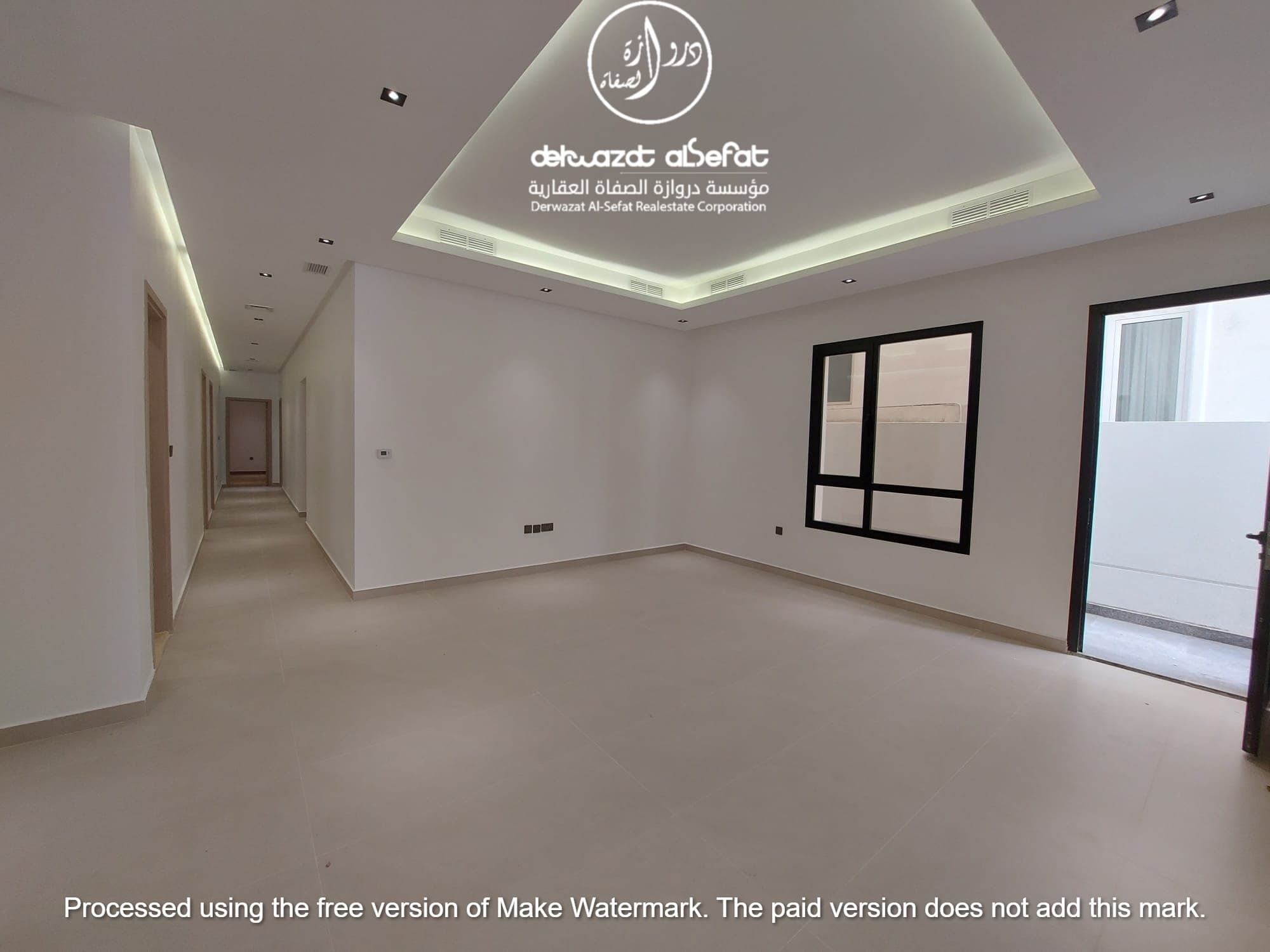 للأيجار شقة أرضيه فى بيان