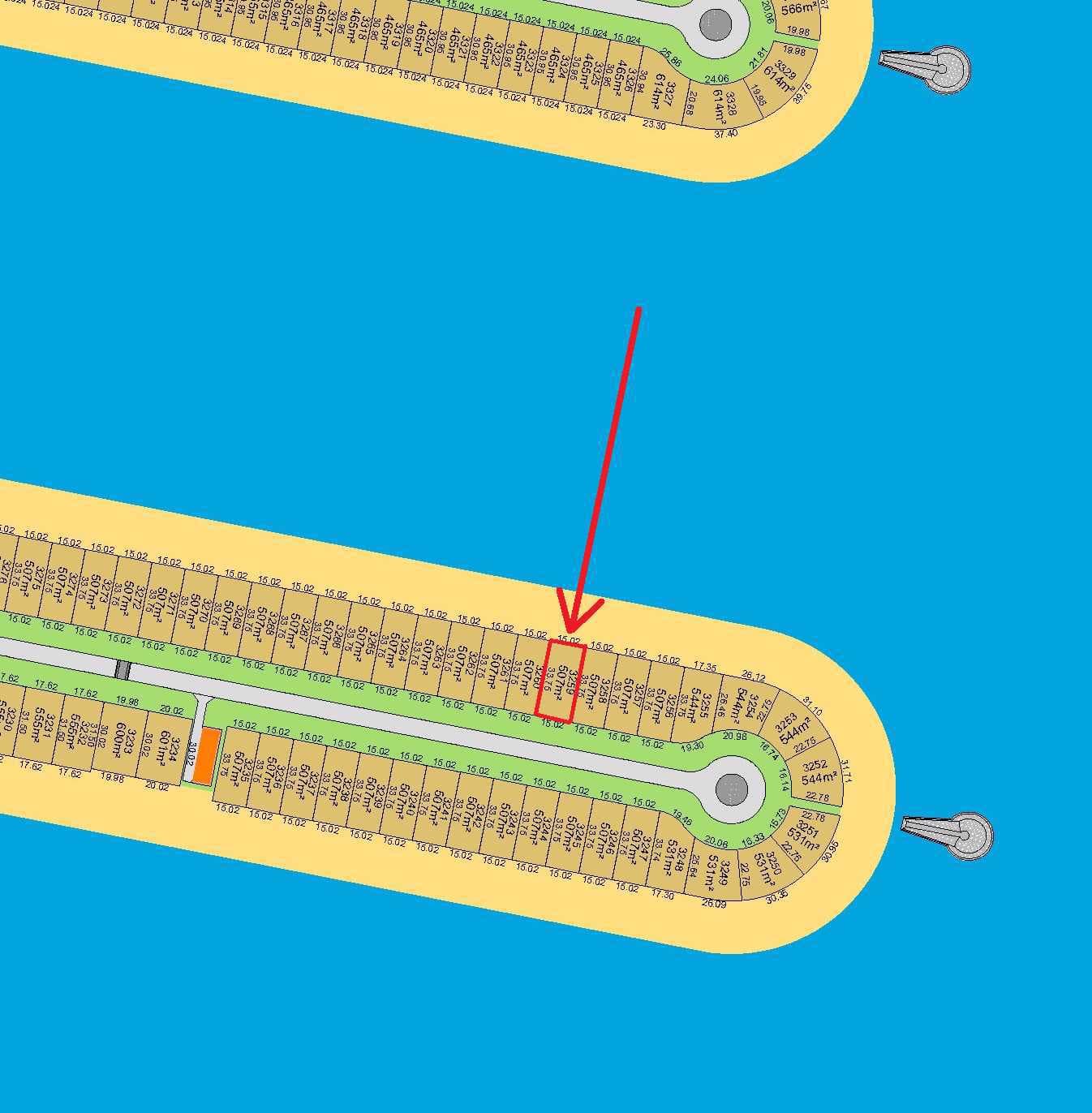 للبيع أرض فى صباح الاحمد البحرية على راس الخور