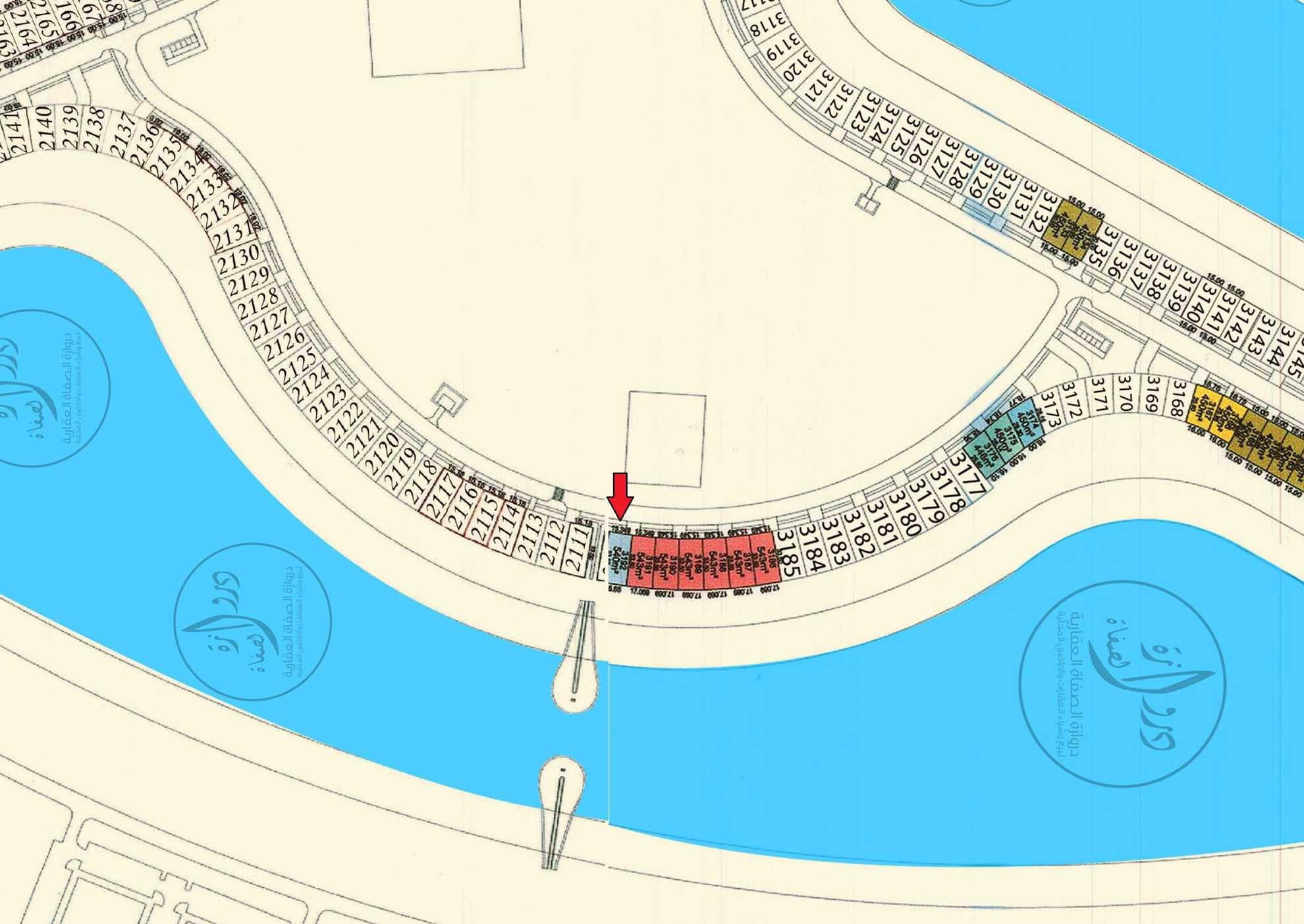 للبيع أرض فى مدينة صباح الاحمد البحرية المرحلة الرابعة