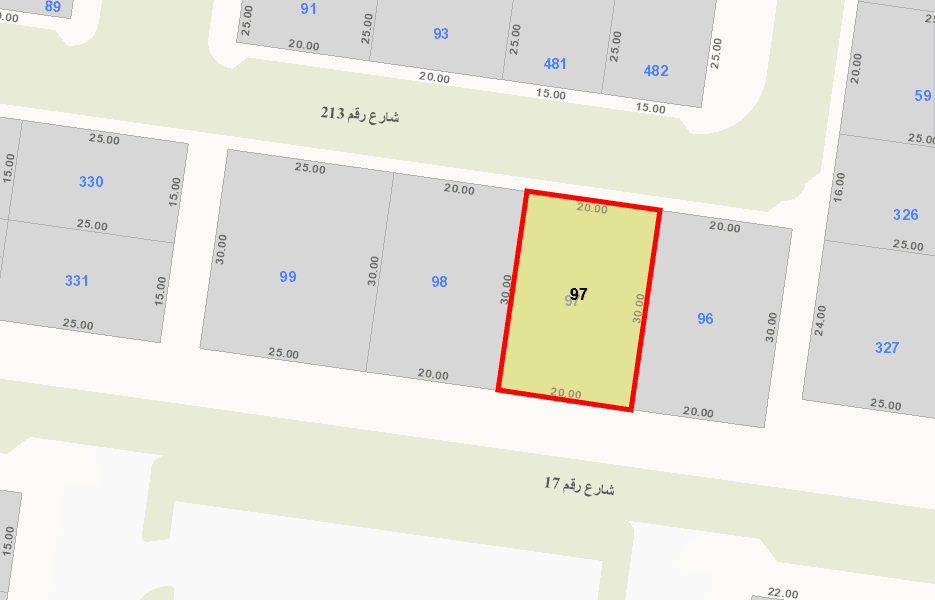 3 أراضى للبيع فى حطين