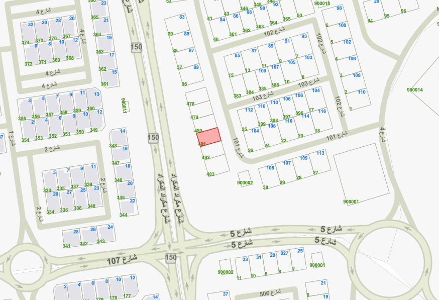 للبيع أرضين فى منطقة المسايل قطعة 1