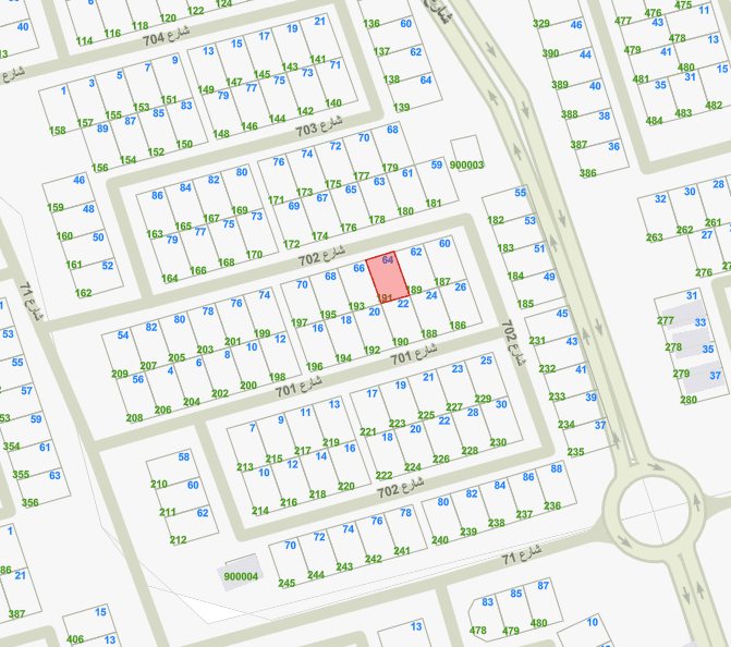 للبيع أرض فى ضاحية الفنيطيس قطعة 7