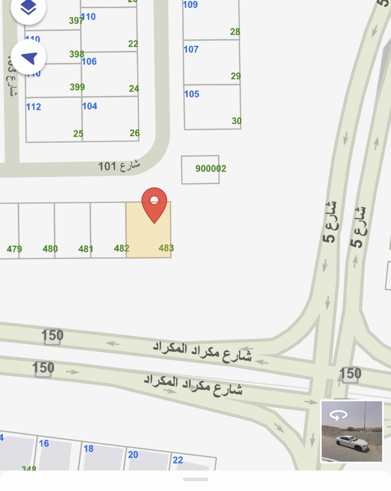 للبيع أرض مميزة فى المسايل قطعة 1