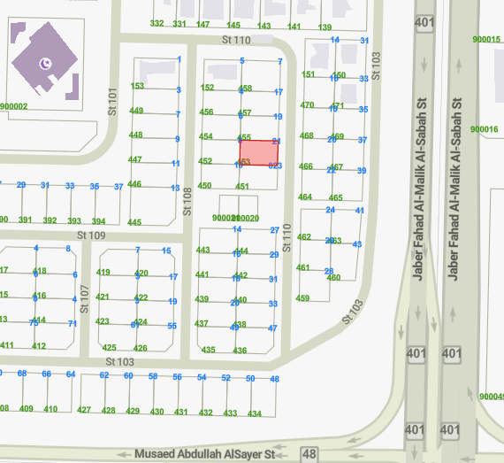 أرضين للبيع فى الزهراء شارع واحد