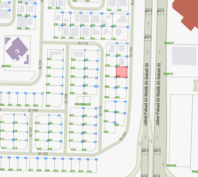 للبيع أرض فى منطقة الزهراء واجهة عريضة