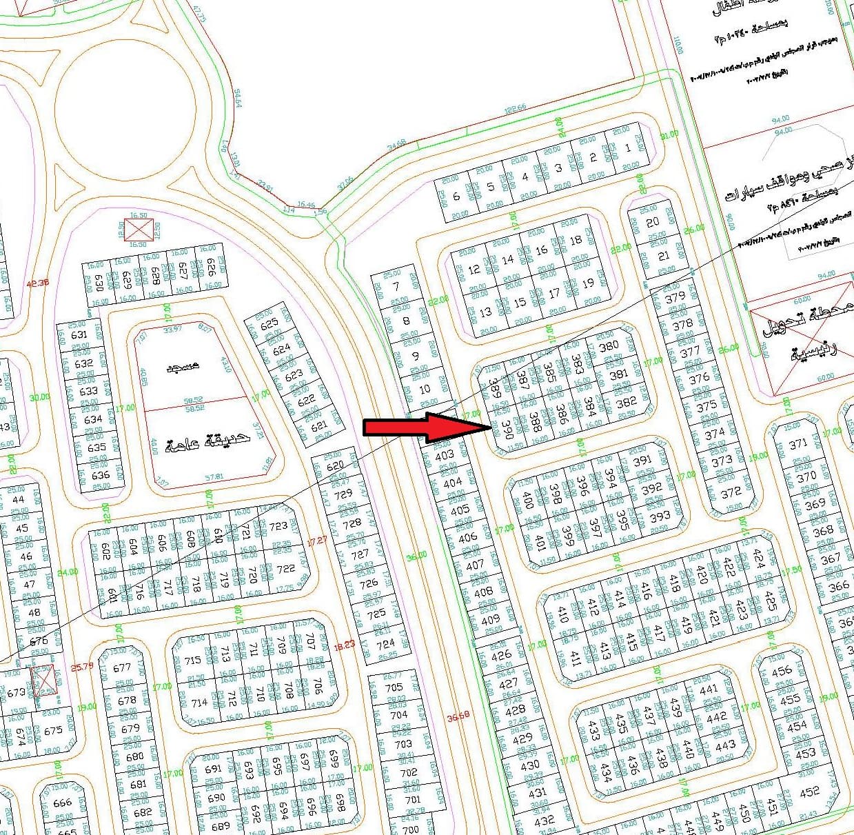 أرض للبيع فى المسايل قطعة 2