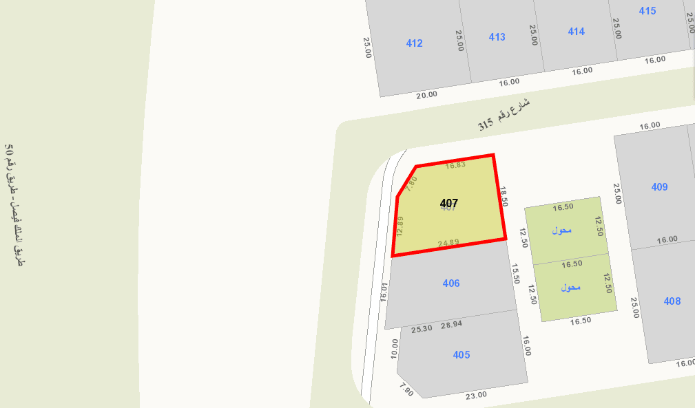 أرض للبيع فى الزهراء قطعة 3