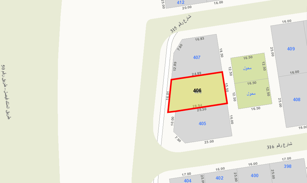 للبيع أرض بمنطقة الزهراء قطعة 3