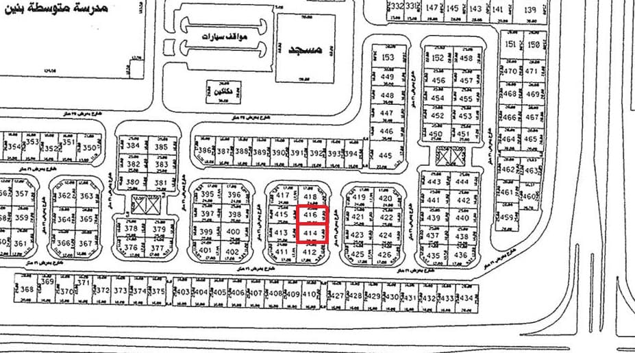 أرضين بجانب بعض للبيع فى الزهراء