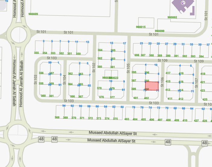 أرضين للبيع فى الزهراء قطعة 1