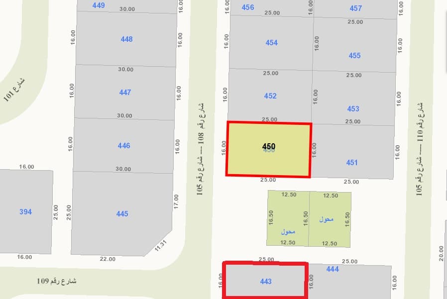 أرضين للبيع فى الزهراء قرب الخدمات