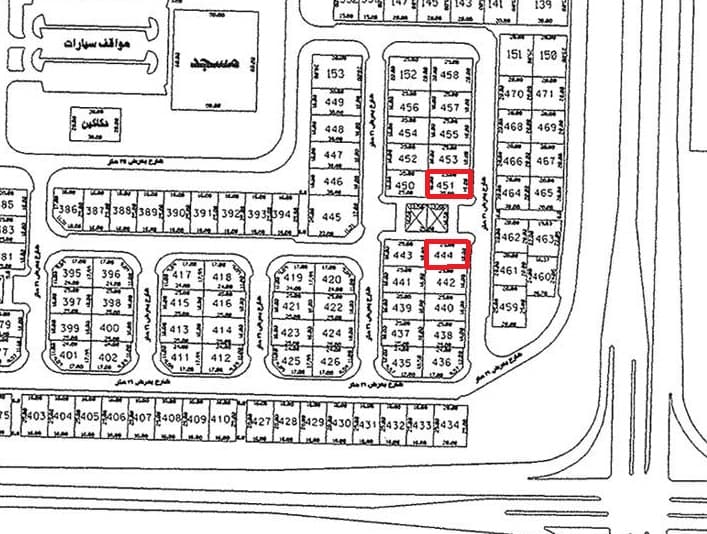 أرضين للبيع فى منطقة الزهراء زاوية