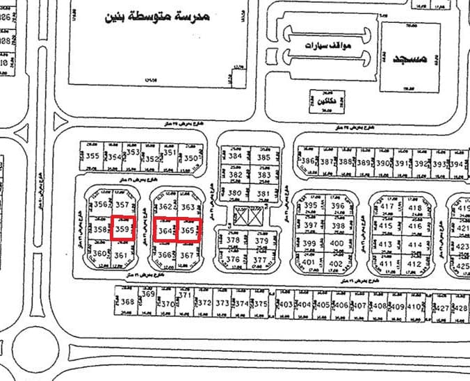 أراضى للبيع فى الزهراء شارع واحد