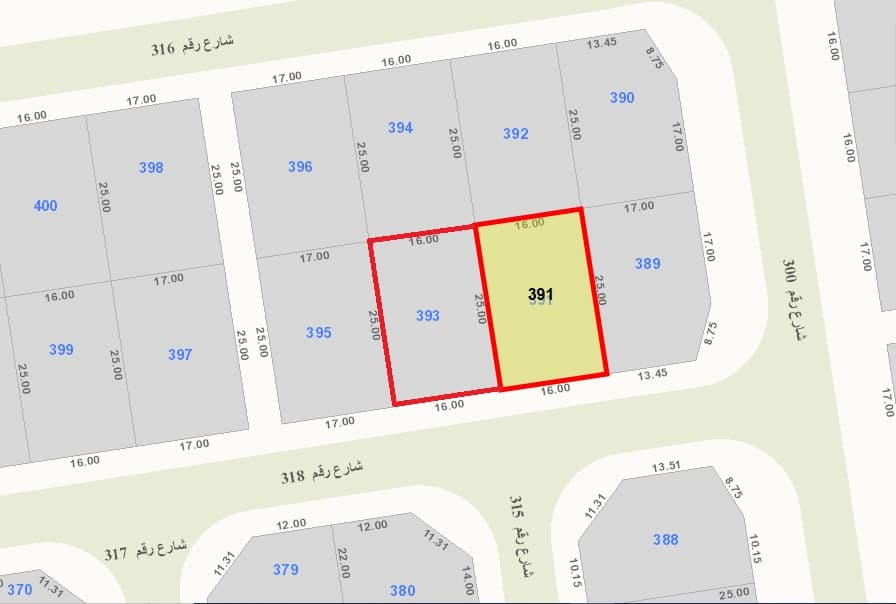 أرضين للبيع فى الزهراء وثيقة حرة