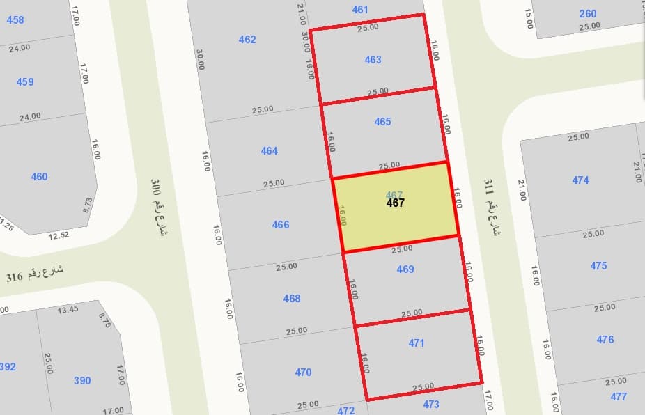 أراضى للبيع فى الزهراء قطعة 3