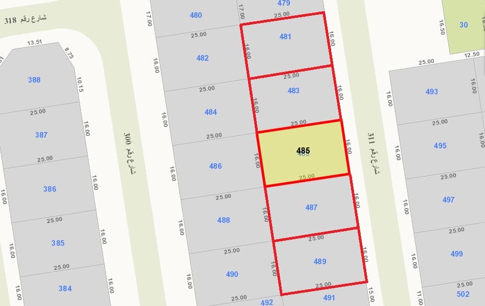 أراضى للبيع فى الزهراء قطعة 3