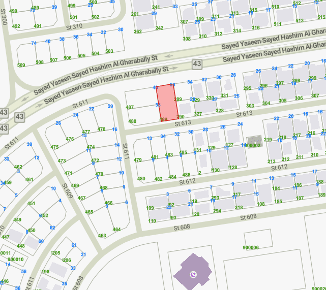 أرض للبيع فى الزهراء بطن وظهر