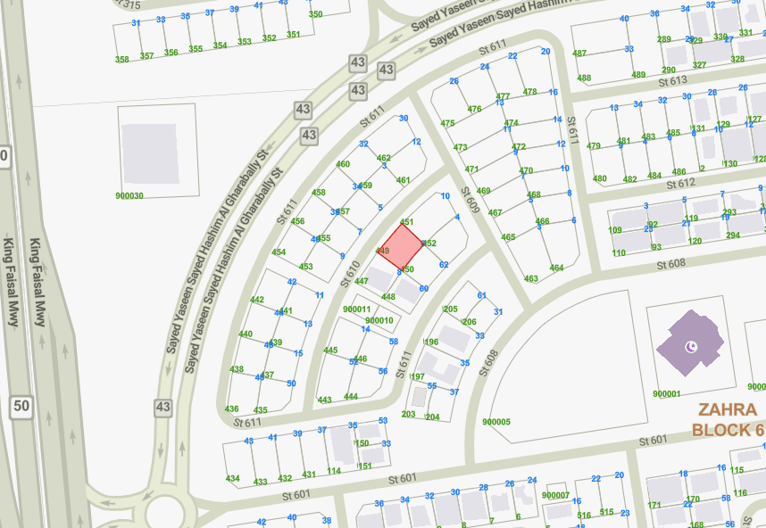 ارض مميزه للبيع فى الزهراء