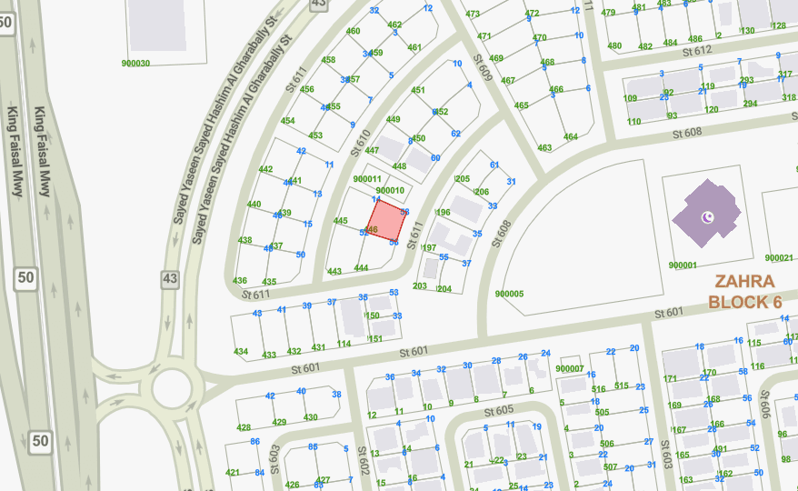 ارض للبيع فى الزهراء وثيقة حرة