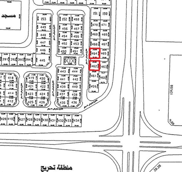 للبيع أرض فى الزهراء ق1 واجهه عريضه