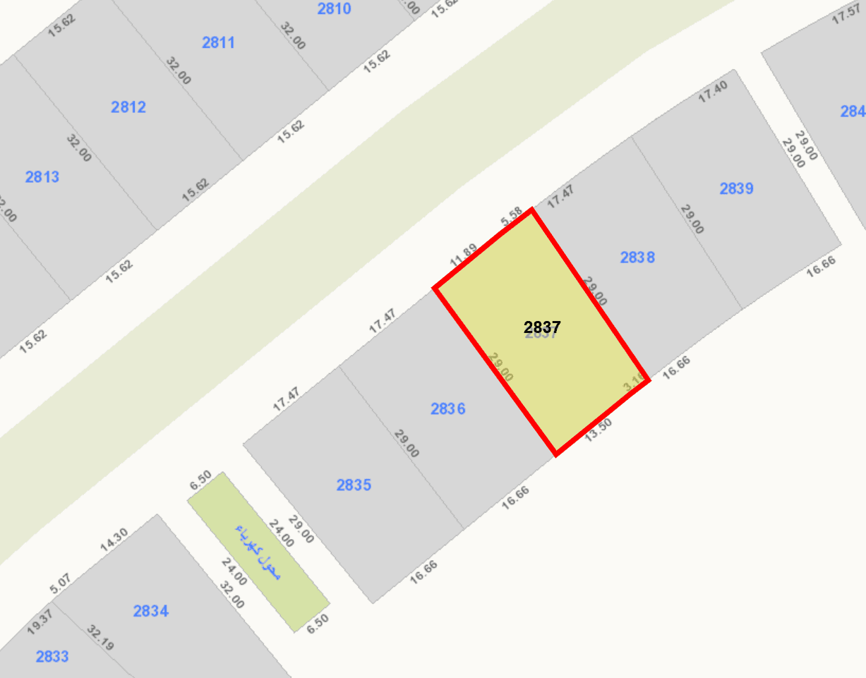 أرضين بجانب بعض للبيع فى البحرية الرابعة