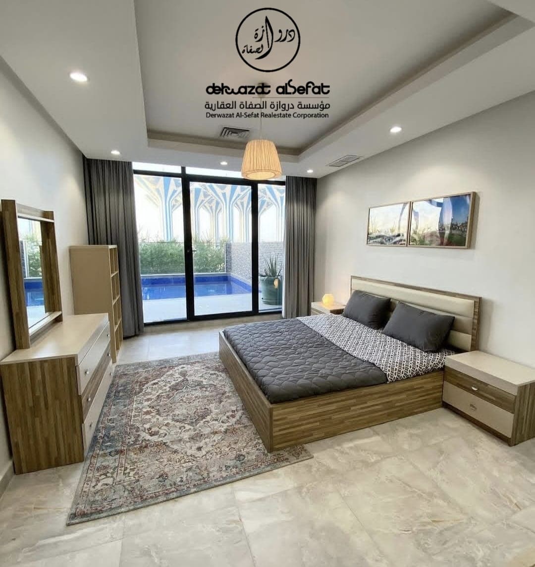 شاليه للإيجار فى صباح الاحمد البحرية