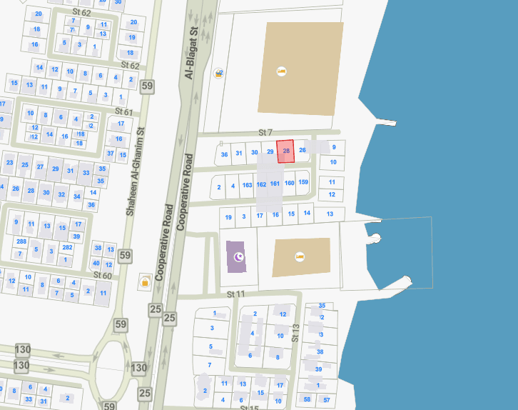 للبيع أرض فضاء بمنطقة البدع