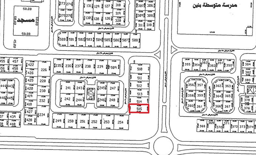 أرض مميزة للبيع فى الزهراء