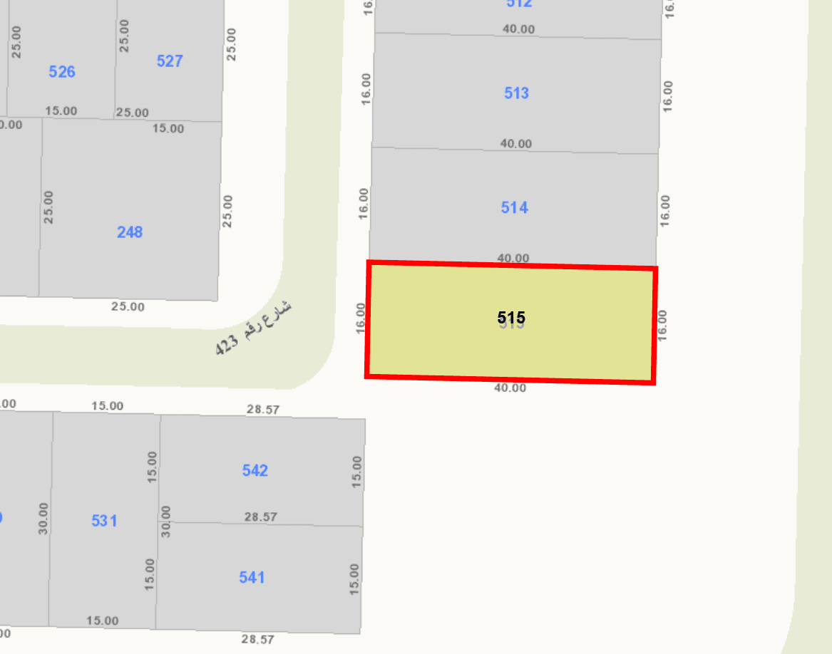 أرض مميزة للبيع فى الزهراء