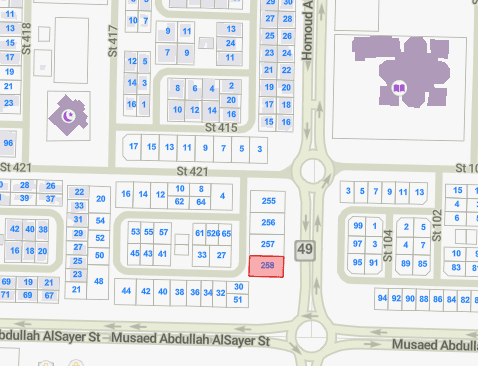 أرض مميزة للبيع فى الزهراء