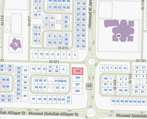 أرض للبيع فى الزهراء قرب الخدمات