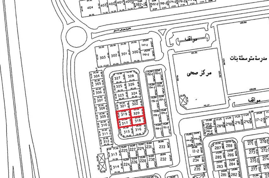 أراضى للبيع فى الزهراء شارع وسكة