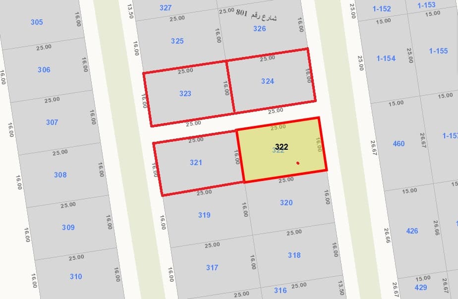 أرضين بجانب بعض للبيع فى الزهراء