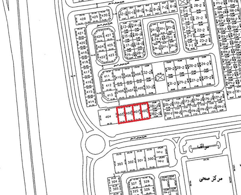 أرضين للبيع فى الزهراء بطن وظهر
