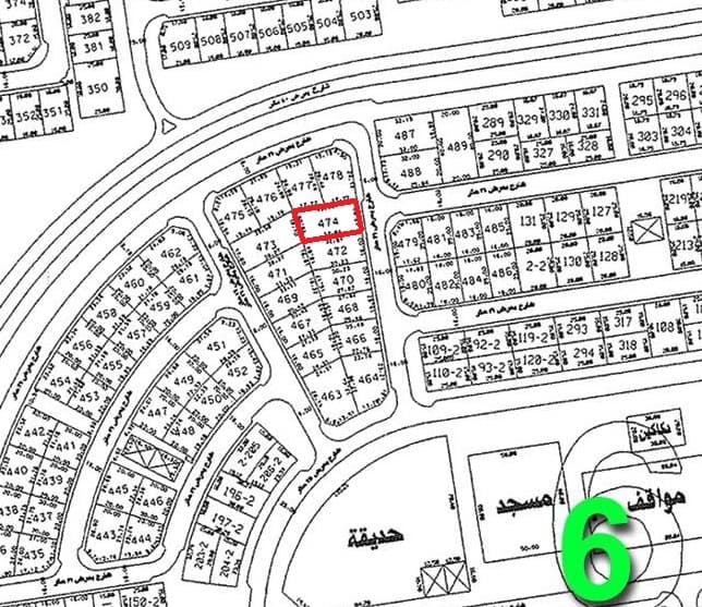أرض للبيع فى الزهراء شارع واحد