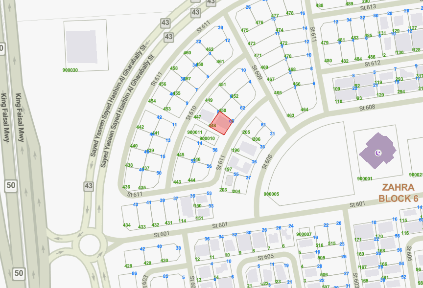 أرض للبيع فى الزهراء وثيقة حرة