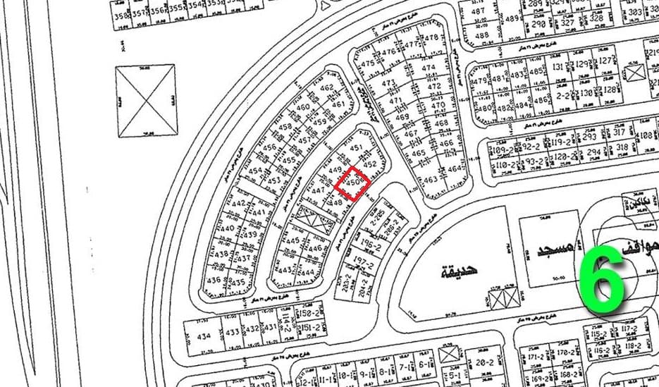 للبيع أرض فى الزهراء قطعة 6 زاويتين