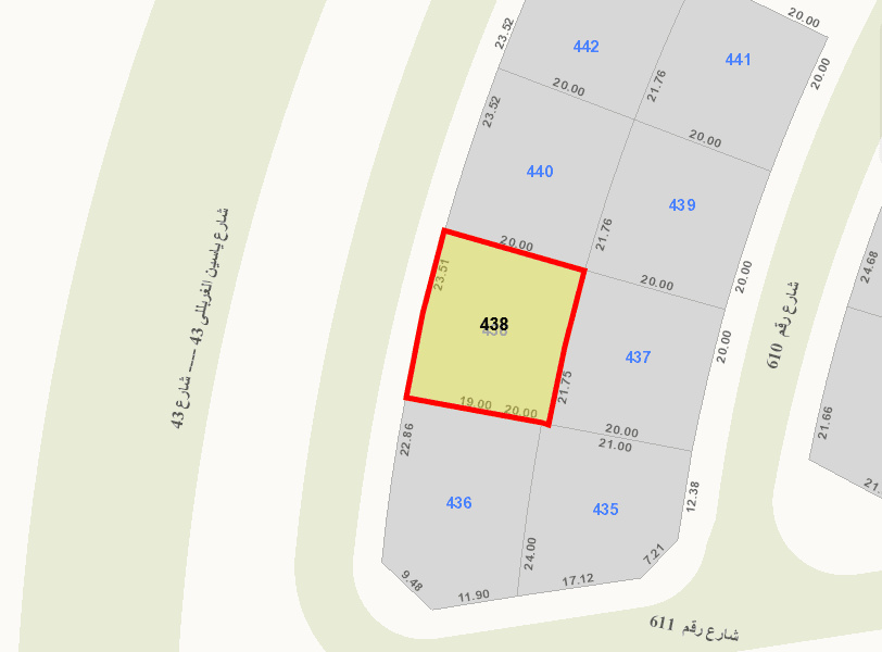 للبيع أرض فى الزهراء ق6 شارع رئيسي