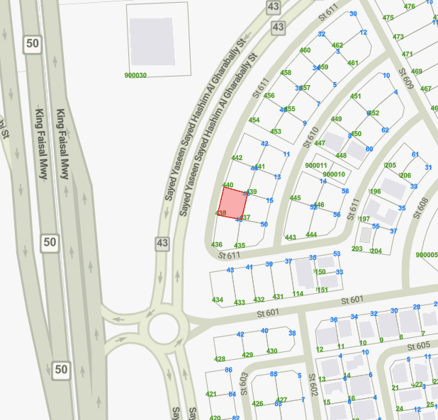 للبيع أرض فى الزهراء ق6 شارع رئيسي